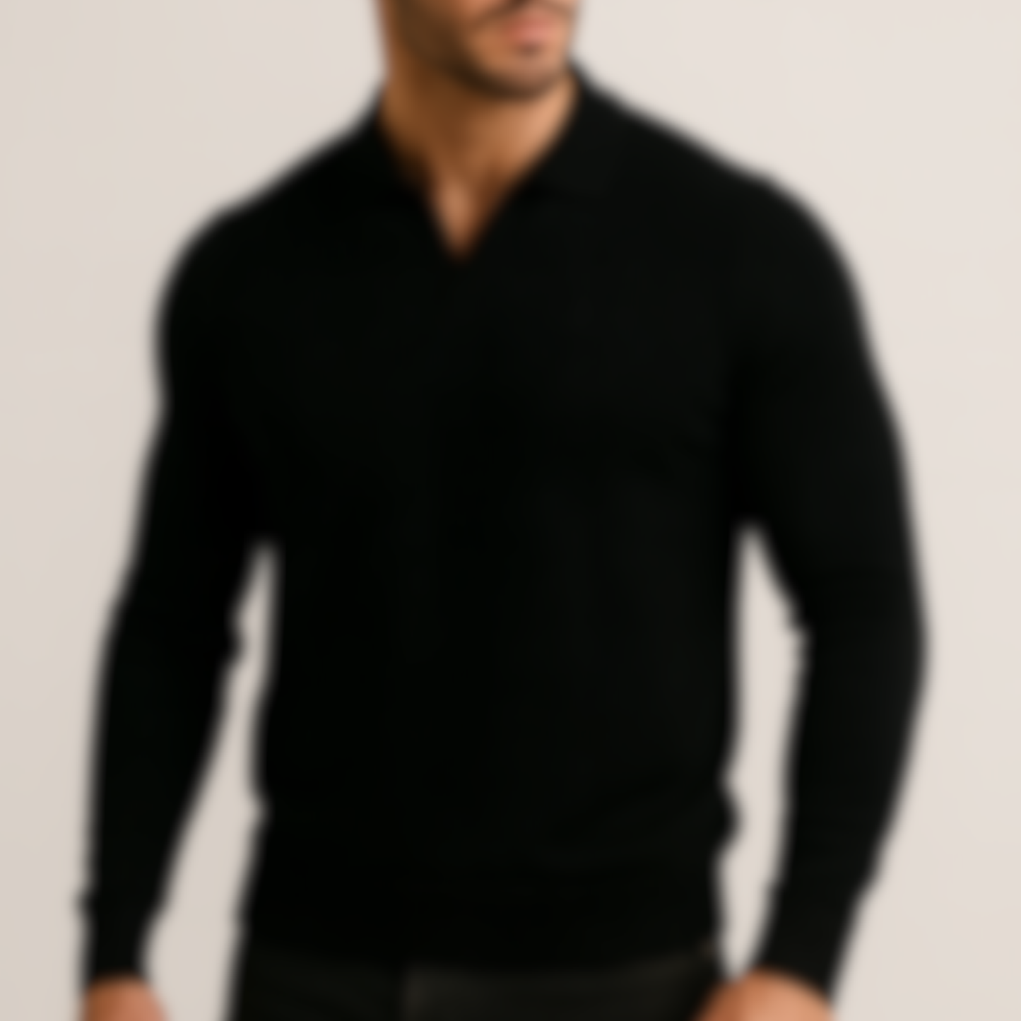 Pull POLO - Vallucci - Noir