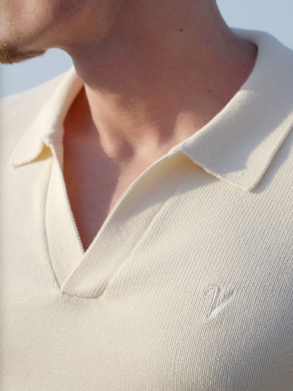 Polo Sweater - Off-white