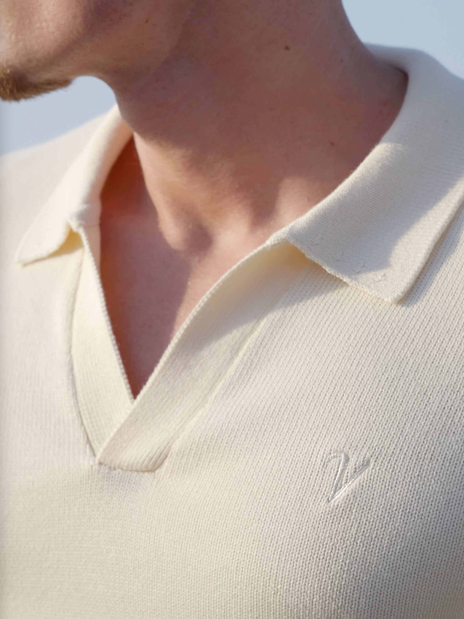 Polo Sweater - Off-white