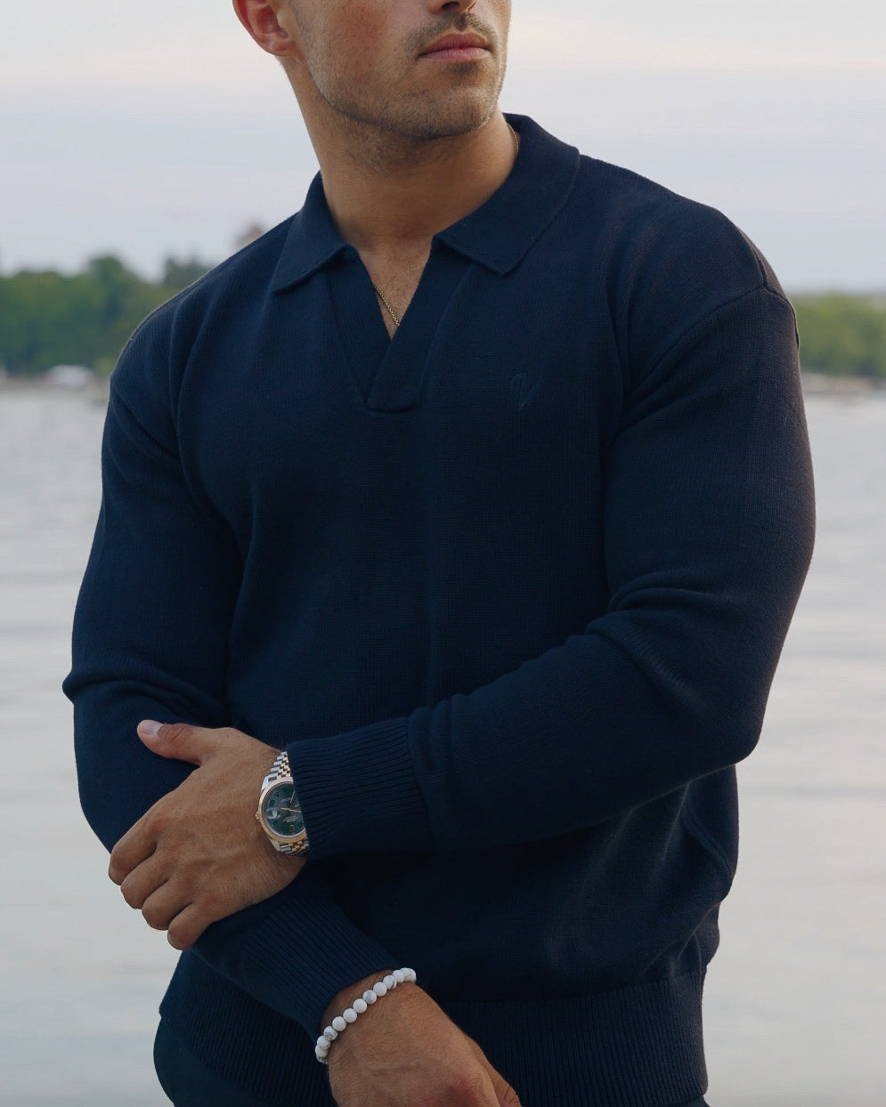 Pull Polo - Noir
